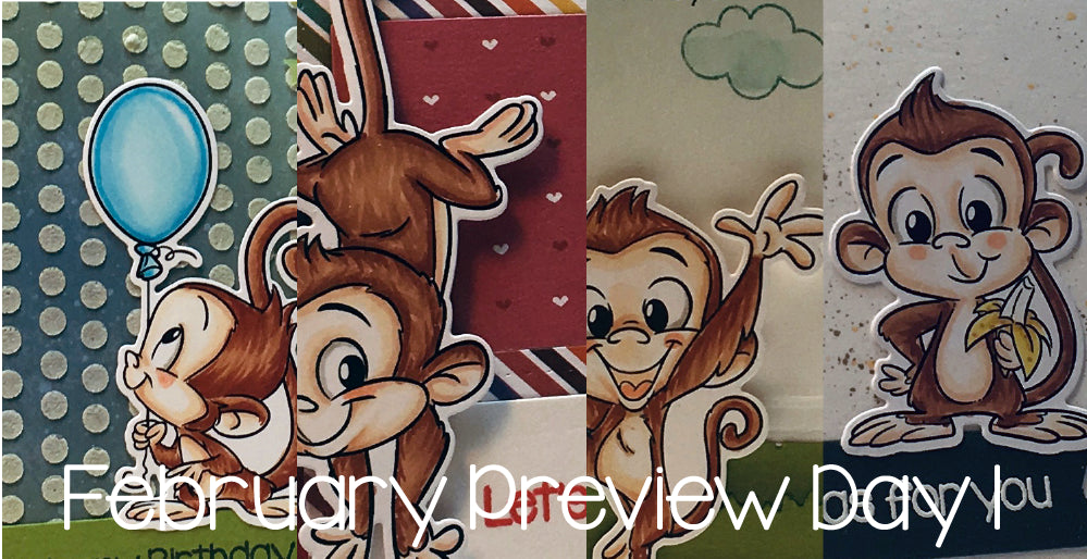 February Preview Day 1: Monkeys, Paper Pads, and Enamel Dots
